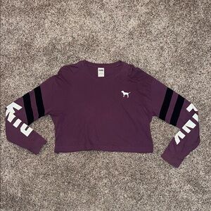 PINK Victoria's Secret Purple Crop Top